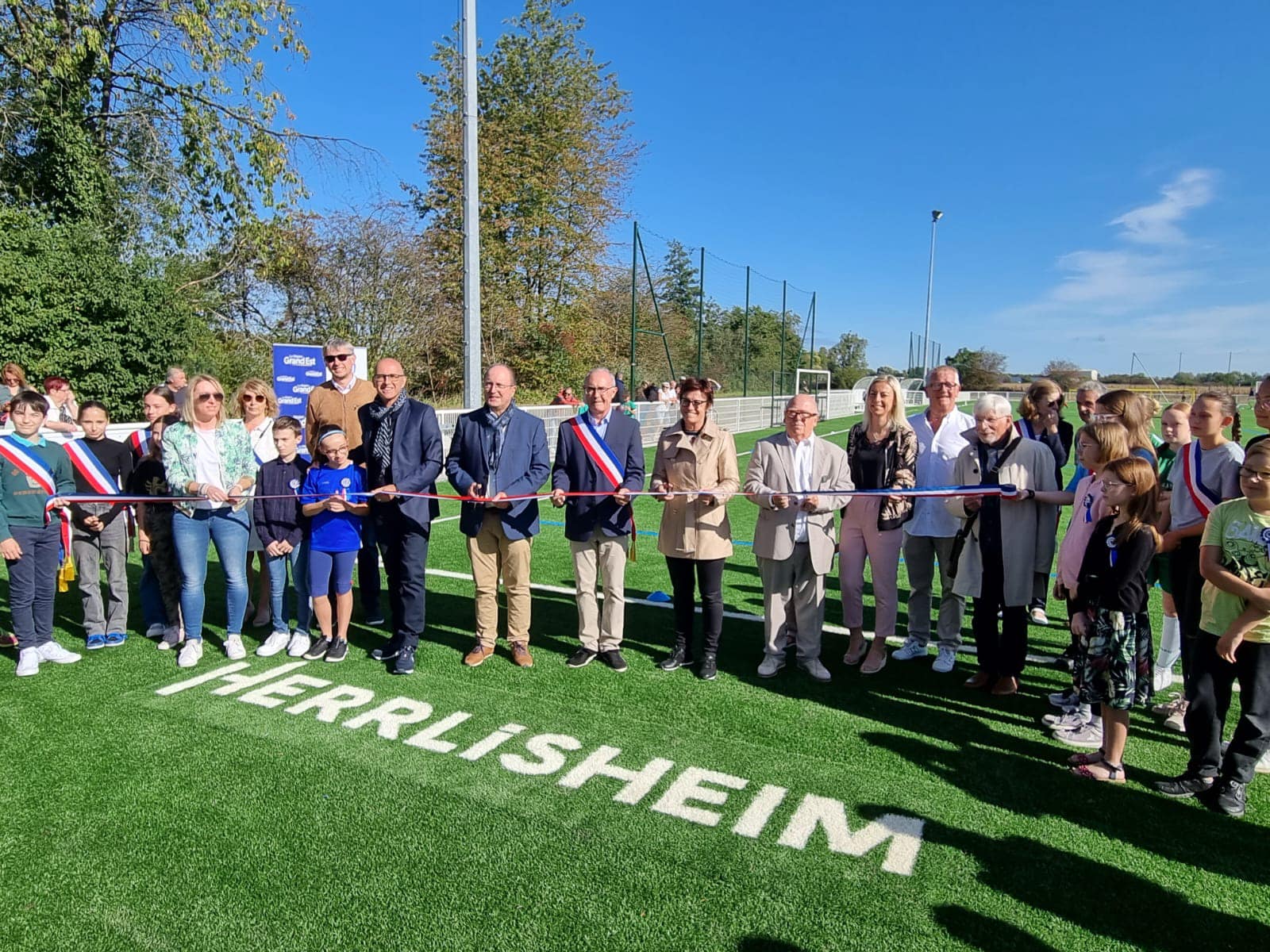 Inauguration du Stade 4 saisons de Herrlisheim Stéphanie KOCHERT